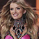 A Victoria's Secret model presents a creation during the Victoria's Secret Fashion Show in New York