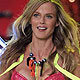 A Victoria's Secret model presents a creation during the Victoria's Secret Fashion Show in New York