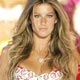 Supermodel Gisele Bundchen walks the runway during the Victoria's Secret Fashion show in New York.