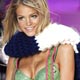 A Victoria`s Secret model presents a creation during the Victoria`s Secret Fashion Show 2008 in Miami Beach