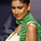 A model presents a creation by Indian designer Renu Tandon`s spring/summer 2009 collection at the Wills Lifestyle India Fashion Week