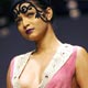 A model presents a creation by Indian designer James Ferreira's spring/summer 2009 collection at the Delhi Fashion Week