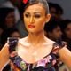 A model presents a creation from Indian designer Ritu Kumar`s Autumn/Winter 2008 collection at the Wills Lifestyle India Fashion Week