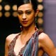 A model presents a creation from Ashima and Leena`s Autumn/Winter 2008 collection at the Wills Lifestyle India Fashion Week