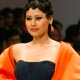 A model presents a creation from Manav Gangwani`s Autumn/Winter 2008 collection at the Wills Lifestyle India Fashion Week