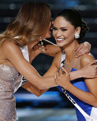 Miss Colombia Ariadna Gutierrez and Miss Philippines Pia Alonzo Wurtzbach