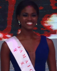 Miss Jamaica, winner of Miss World Caribbean