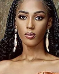 Miss Cameroon Julia Edima