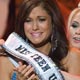 Hilary Carol Cruz, Miss Colorado Teen USA 2007, reacts as Katie Blair, Miss Teen USA 2006, crowns her Miss Teen USA 2007 