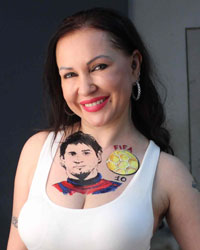 Natalia Kozhenova Expresses her Love For Messi Natalia Kozhenova Expresses her Love For Messi