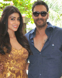 Shriya Saran and Ajay Devgn