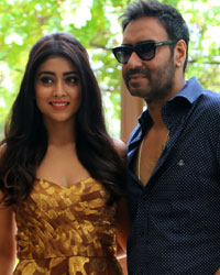 Shriya Saran and Ajay Devgn