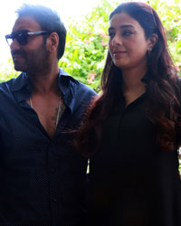 Ajay Devgn and Tabu