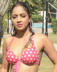 Holi Photo shoot of South Actress Marisa Verma