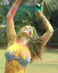 Sofia Hayat Holi 2015 Photoshoot