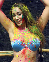 Sofia Hayat Holi 2015 Photoshoot