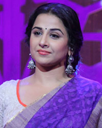 Vidya Balan shoots for Women's Day special on Star Plus in Mumbai