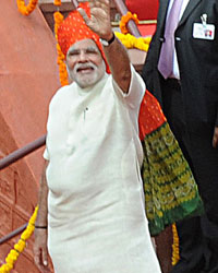 Narendra Modi at 68th Independence Day