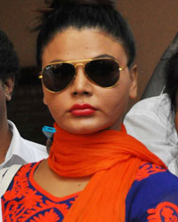 Rakhi Sawant at Rakhi Sawant Meets CM Prithviraj Chavan