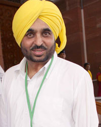 Singer MP Bhagwant Mann in Parliament