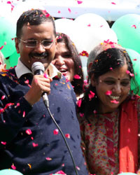 AAP Celebrates Delhi Elections Victory