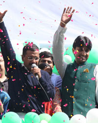 Arvind Kejriwal and Kumar Vishwas