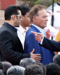 Salman Khan and Salim Khan