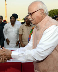 Manmohan Singh and  L. K. Advani