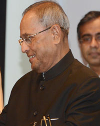 Dr. Karan Singh and Pranab Mukherjee