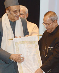 Dr. Karan Singh and Pranab Mukherjee