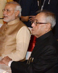 Nawaz Sharif, Narendra Modi and Pranab Mukherjee