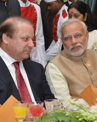 Nawaz Sharif, Narendra Modi and Pranab Mukherjee