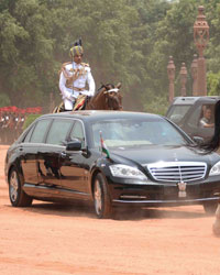 Pranab Mukherjee at Rashtrapati Bhavan