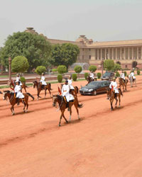 Pranab Mukherjee at Rashtrapati Bhavan