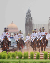 Pranab Mukherjee at Rashtrapati Bhavan