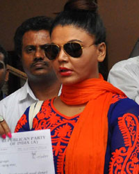 Ramdas Athawale and Rakhi Sawant