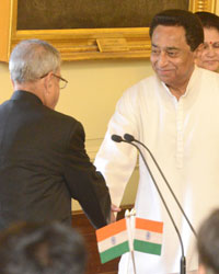 Pranab Mukherjee and Kamal Nath