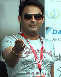 Kapil Sharma at CCL4 Mumbai Heroes Vs Telugu Warriors