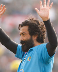 Bobby Deol at CCL5 Mumbai Heroes vs Chennai Rhinos