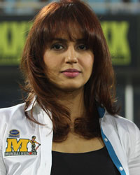 Huma Qureshi at CCL5 Telugu Warriors vs Mumbai Heroes