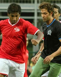 Hrithik Roshan at Celebrity Football Match