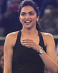 Deepika Padukone at IPTL Exhibition Match