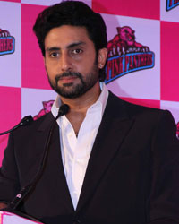 Abhishek Bachchan at Jaipur Pink Panthers Kabaddi Team PM