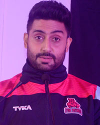 Owner of Jaipur Pink Panthers team Abhishek Bachchan