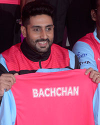 Abhishek Bachchan at Jaipur Pink Panthers Kabaddi Team Press Meet