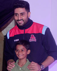 Abhishek Bachchan at Jaipur Pink Panthers Kabaddi Team Press Meet