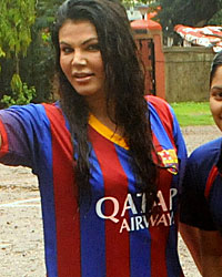 Rakhi Sawant at Rakhi Sawant Promotes Football