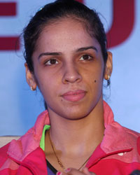 Saina Nehwal at Saina at Junior Badminton Championship