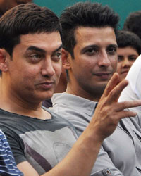 Aamir Khan attend All India Women's Open Tennis Tournament