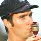 Vaughan kisses the replica Ashes urn after his side beat Australia on the final day of the fifth test of the Ashes series in London.